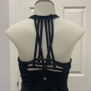 Lululemon Black tank Size 4